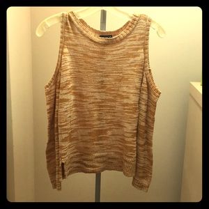 Express brand /Long sleeve cold shoulder top